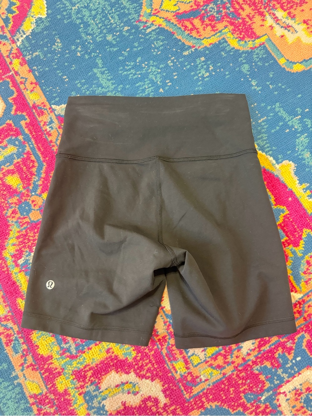 Lululemon Women’s High-Rise Black Workout Shorts size 6 and 6” inseam
